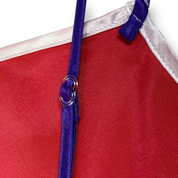 VTG Victoria's Secret Slip Dress Sz L Pink/Purple Satin Lingerie Negligée 90s - Picture 7 of 13